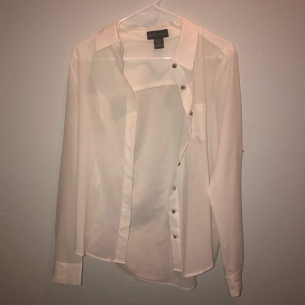 White Button-Up